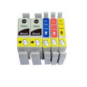 T0321 - T0324 za Epson komplet 5 kartuš (4 barve)