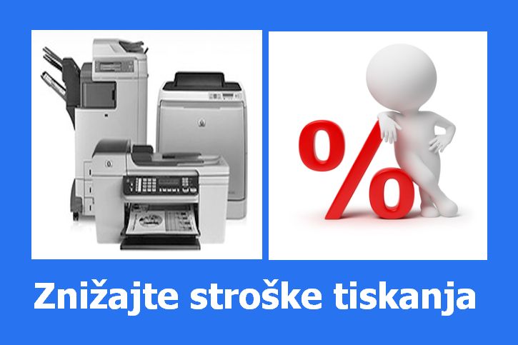 optimizirajte stroške tiskanja