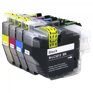 Komplet 4 kompatibilnih kartuš LC3213 za Brother